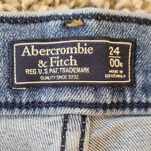 Abercrombie & Fitch Light Blue Jean Shorts 00 - Picture 2 of 6